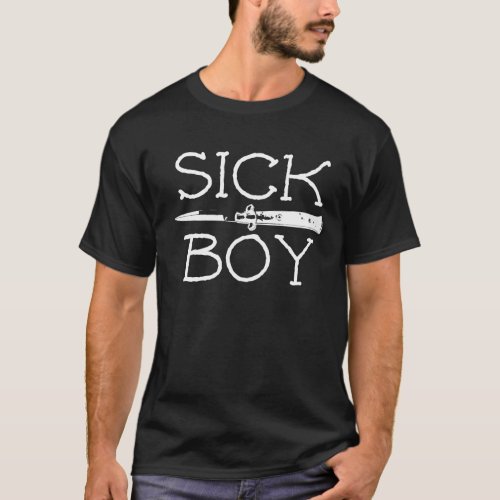 Sick Boy Switchblade Knife SHirt