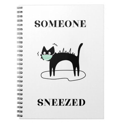 Sick cat notebook