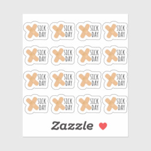 Sick Day Medipatches Day Off Reminder Bujo Planner Sticker
