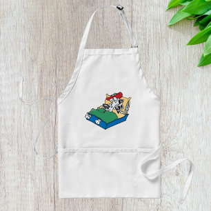 Sick Dog In Bed Adult Apron