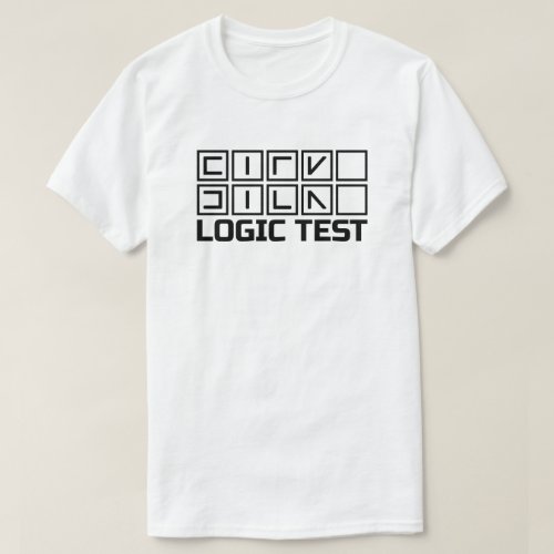 Sick logic test White T_Shirt