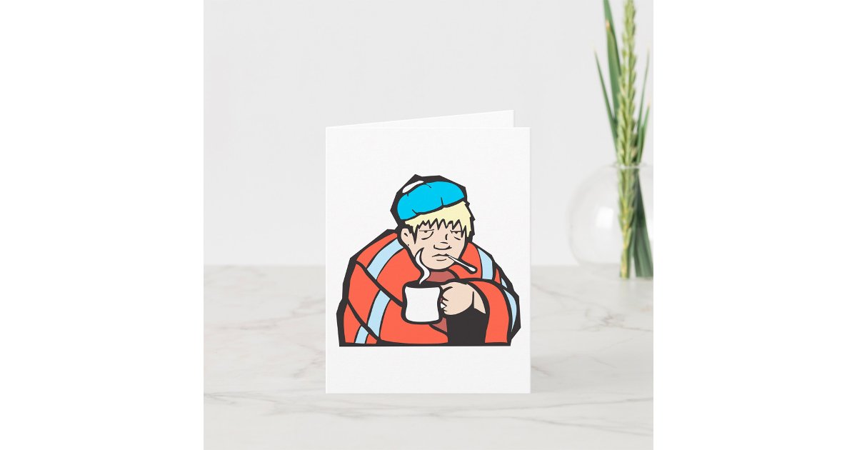 Sick Man Card | Zazzle