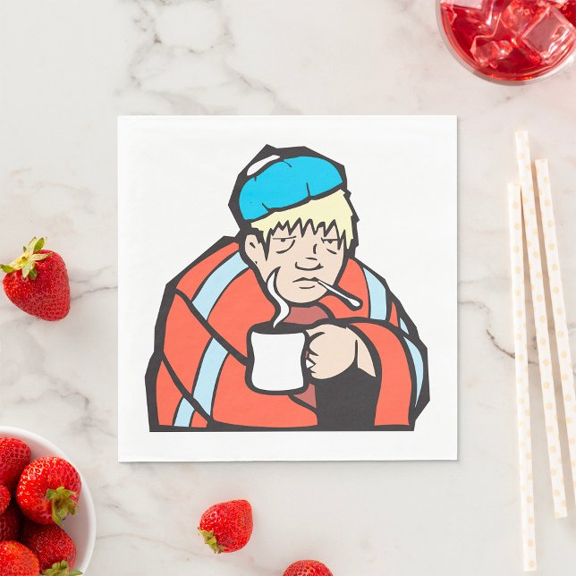Sick Man Napkins (Creator Uploaded)
