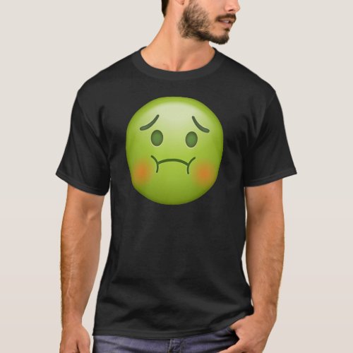Sick note Emoji Face T_Shirt