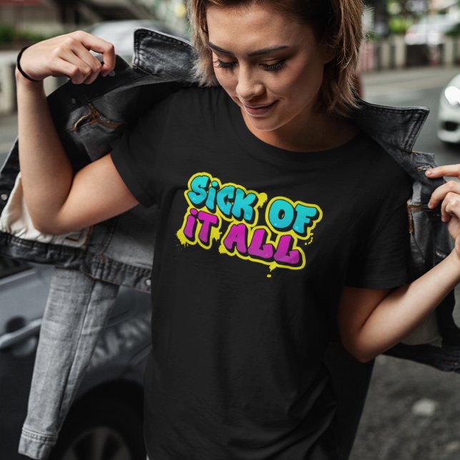 Sick Of It All Urban Graffiti T-Shirt (Creator Uploaded)