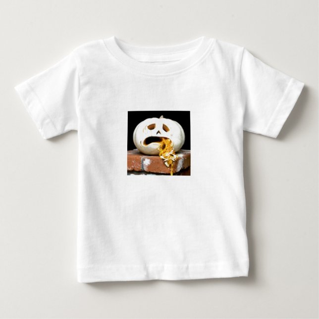 Sick Pumpkin Baby Shirt - "Barfy" (Front)