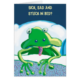 Sick, sad and stuck in bed? cards