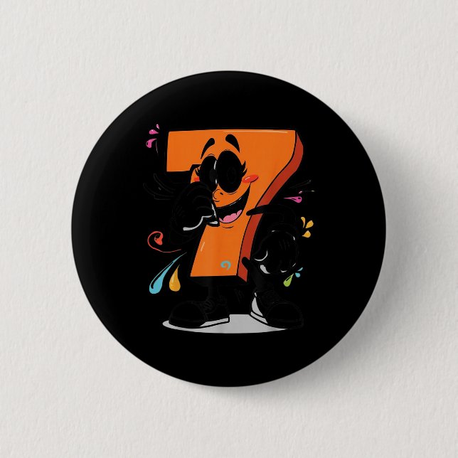 Sick Seven 67 Meme Brainrot Halloween Outfit Idea  Button (Front)