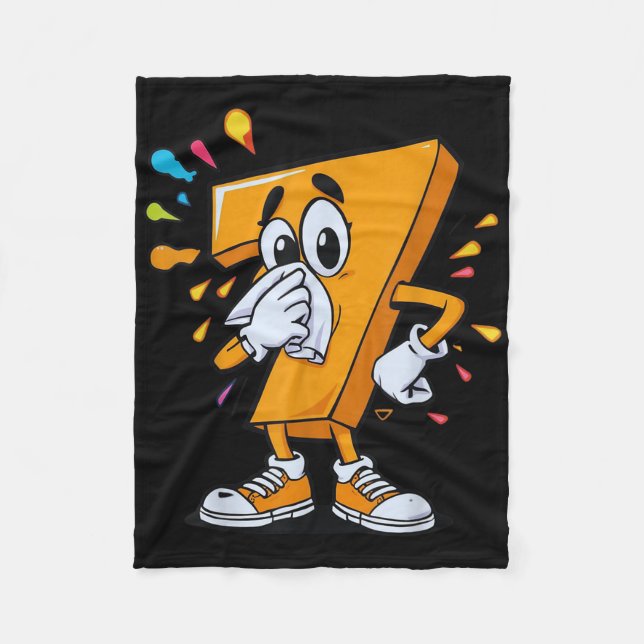 Sick Seven 67 Meme Halloween Costume For Fans  Fleece Blanket (Front)