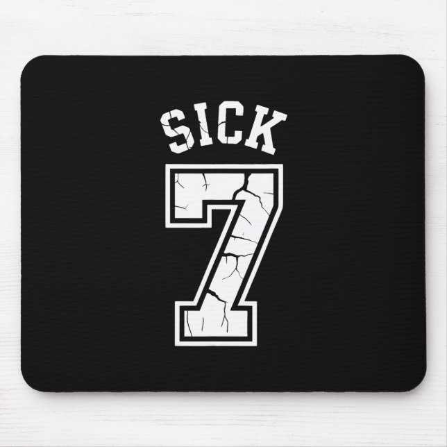 Sick Seven Meme Tee Six Seven Fun  Mouse Pad (Front)