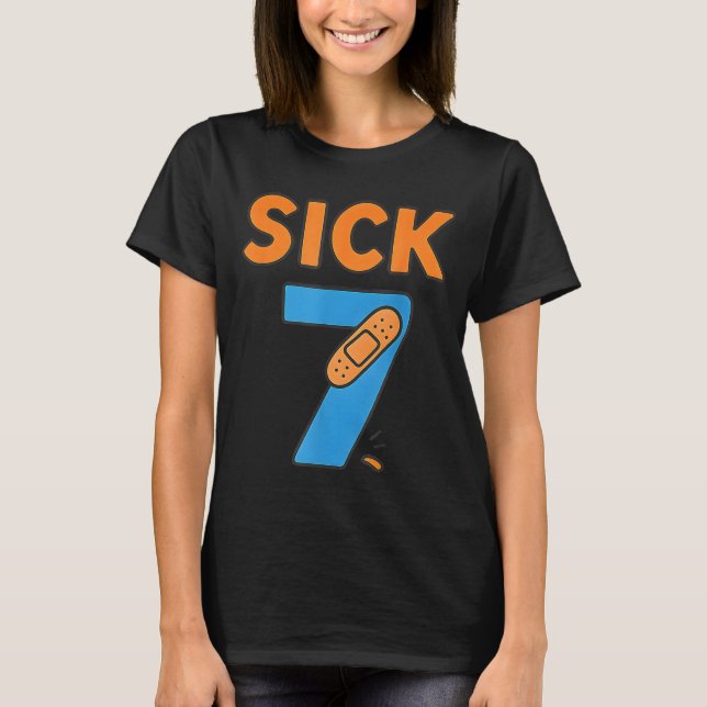 Sick Seven Meme Tee Six Seven Fun Wordplay  (Front)