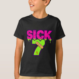 Sick Seven Meme Tee Six Seven Fun Wordplay Drip