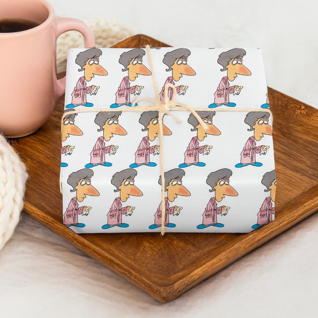 Sick Woman Wrapping Paper (Creator Uploaded)