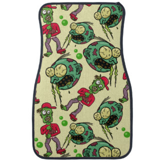 Sick Zombie Pattern Car Floor Mat