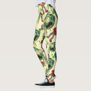 Sick Zombie Pattern Leggings