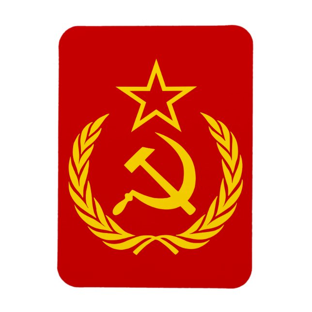 Sickle And Hammer, USSR, CCCP, Communism Magnet (Vertical)