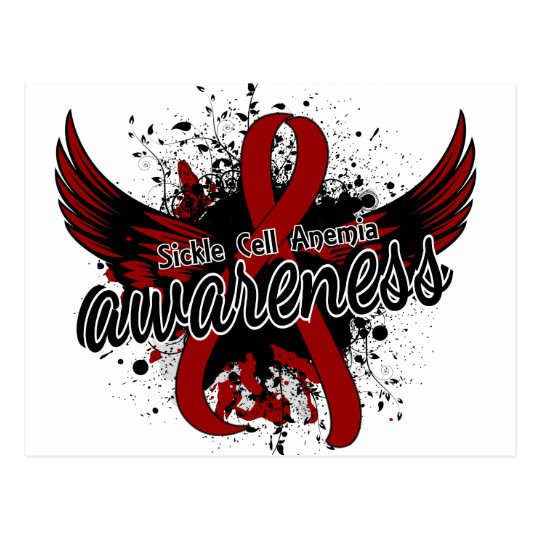 Sickle Cell Anemia Awareness 16 Postcard 