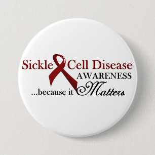 Sickle Cell Anemia Awareness Button