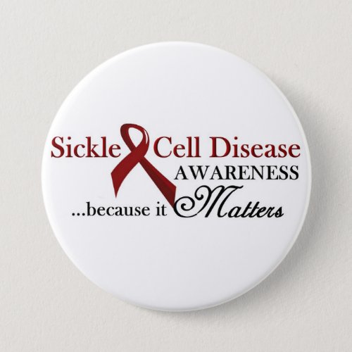 Sickle Cell Anemia Awareness Button