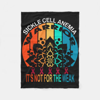 Sickle Cell Anemia Awareness Fleece Blanket