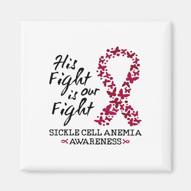 Sickle Cell Anemia Awareness Month For Him And Her Magnet (Front)