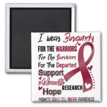Sickle Cell Anemia Awareness Month Ribbon Gifts Magnet