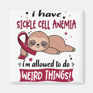 Sickle Cell Anemia Awareness Month Ribbon Gifts Magnet