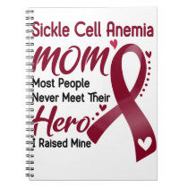 Sickle Cell Anemia Awareness Month Ribbon Gifts Notebook