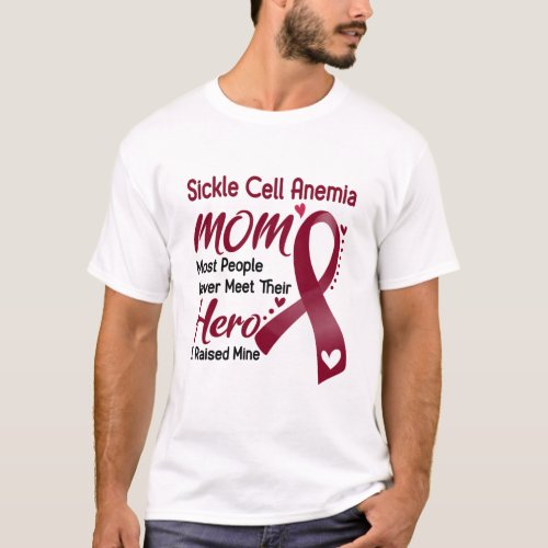 Sickle Cell Anemia Awareness Month Ribbon Gifts T_Shirt