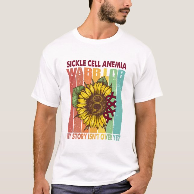 Sickle Cell Anemia Awareness Month Ribbon Gifts T-Shirt (Front)