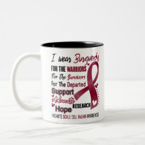 Sickle Cell Anemia Awareness Month Ribbon Gifts Two-Tone Coffee Mug