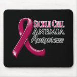 Sickle Cell Anemia Awareness Ribbon Mouse Pad