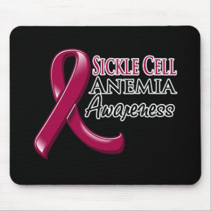 Sickle Cell Anemia Awareness Ribbon Mouse Pad