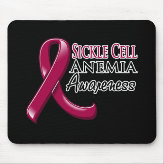 Sickle Cell Anemia Awareness Ribbon Mouse Pad