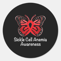 Sickle Cell Anemia Awareness Warrior Support Red R