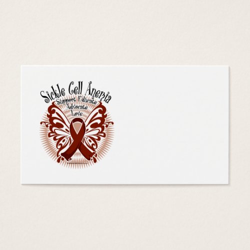 Sickle Cell Anemia Butterfly 3 Business Cards