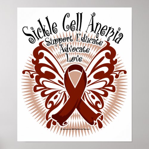 Sickle Cell Anemia Butterfly 3 Poster