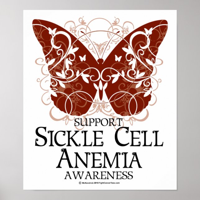 Sickle Cell Anemia Butterfly Poster (Front)