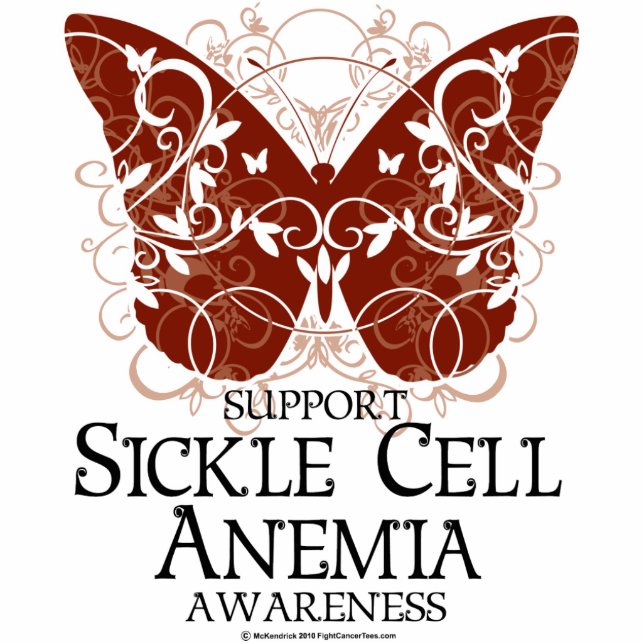 Sickle Cell Anemia Butterfly Statuette (Front)