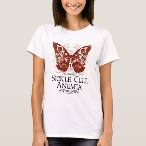 Sickle Cell Anemia Butterfly T_Shirt
