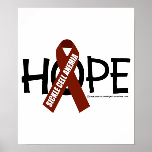 Sickle Cell Anemia Hope Poster