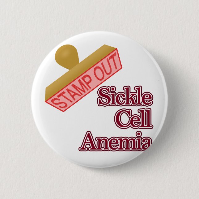 Sickle Cell Anemia Pinback Button (Front)