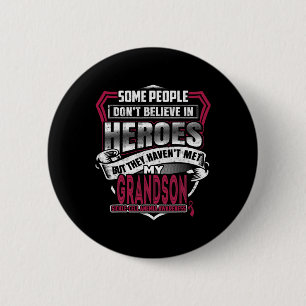 Sickle-cell Anemia Warrior - I Wear Burgundy For M Button