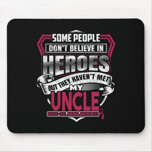 Sickle-Cell Anemia Warrior - I Wear Burgundy For M Mouse Pad