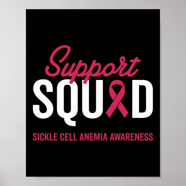 Sickle Cell Anemia Warrior Survivor Awareness Supp Poster (Front)