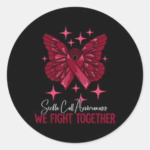 Sickle Cell Awareness 20  Classic Round Sticker