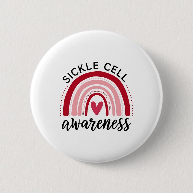 Sickle Cell Awareness 28  Button (Front)
