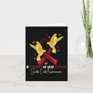 Sickle Cell Awareness Month 6  Card