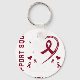 Sickle Cell Awareness Shirt Grandma Support Group Keychain