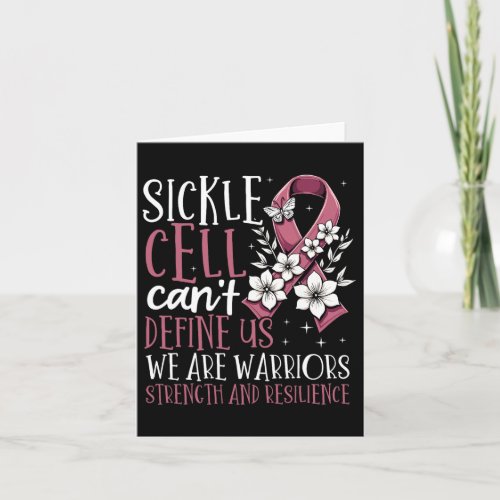Sickle Cell Can&#39;t Define Us 1  Card
